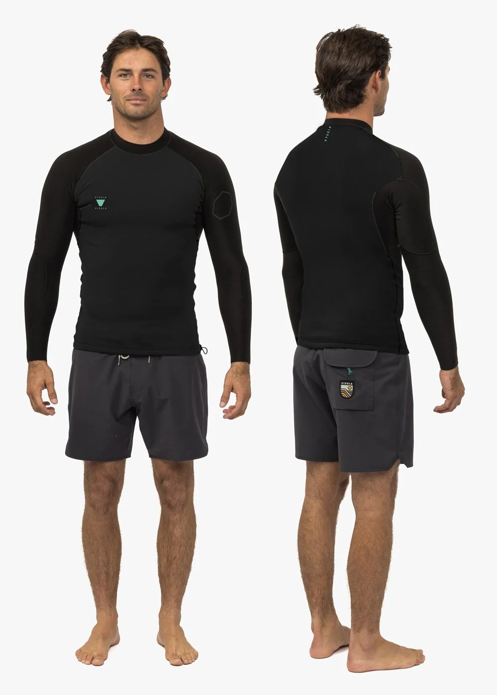 High Seas II 1mm Long Sleeve Jacket, BLK - Image 4