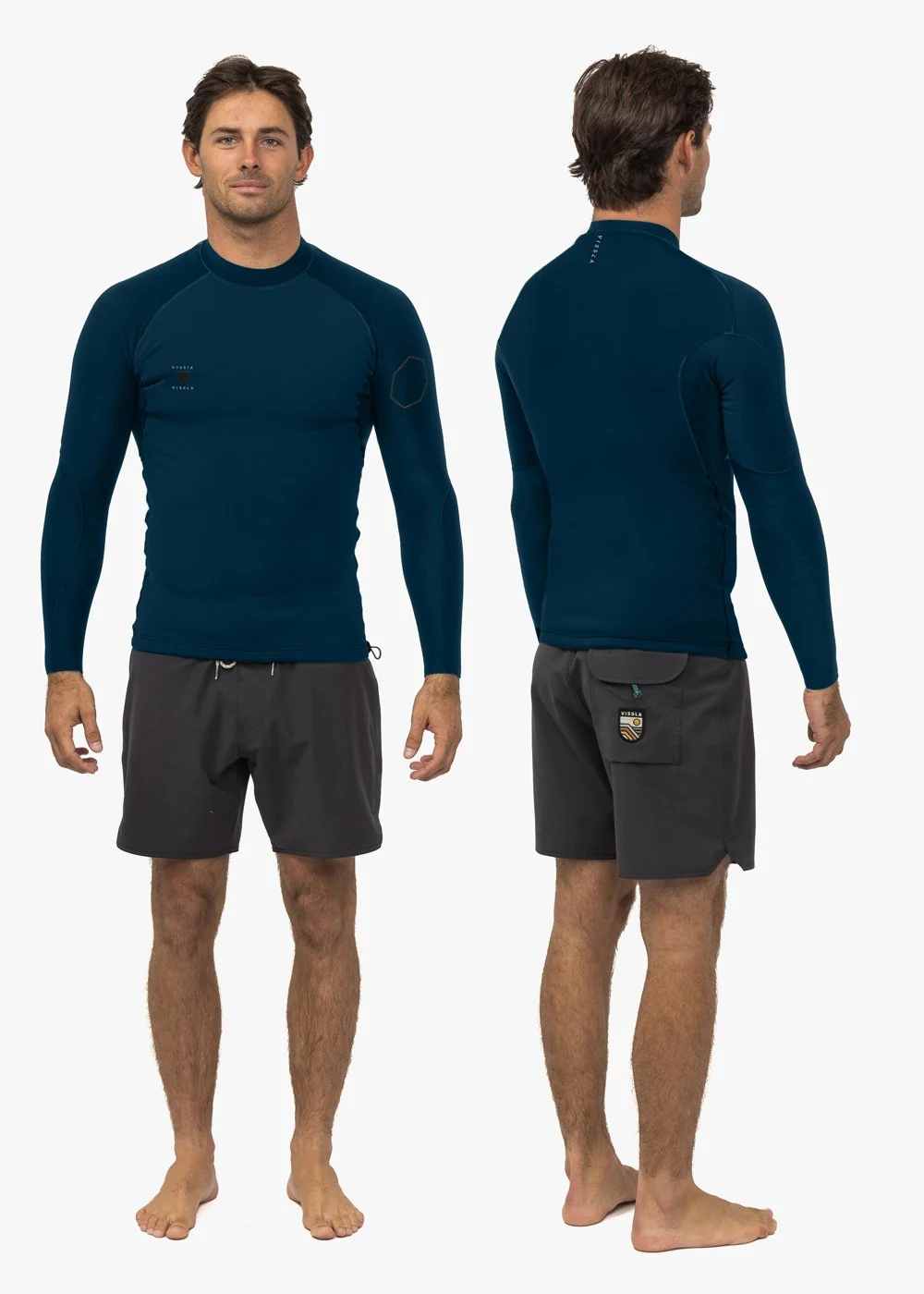 High Seas II 1Mm Long Sleeve Jacket, NVY - Image 4