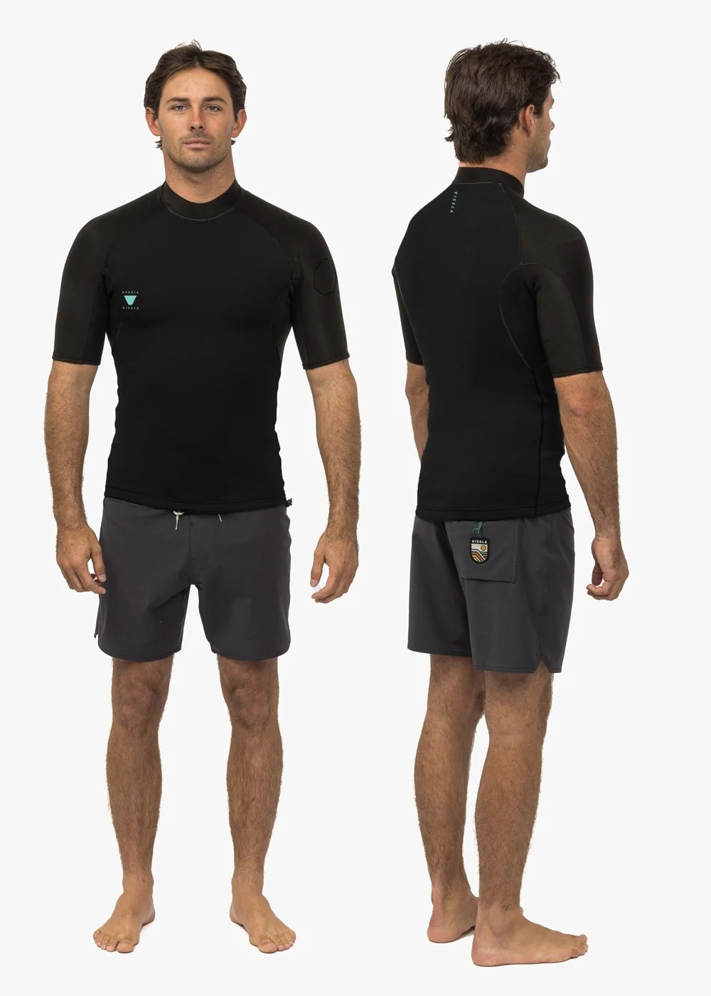 High Seas II 1Mm Short Sleeve Jacket, BLK - Image 4