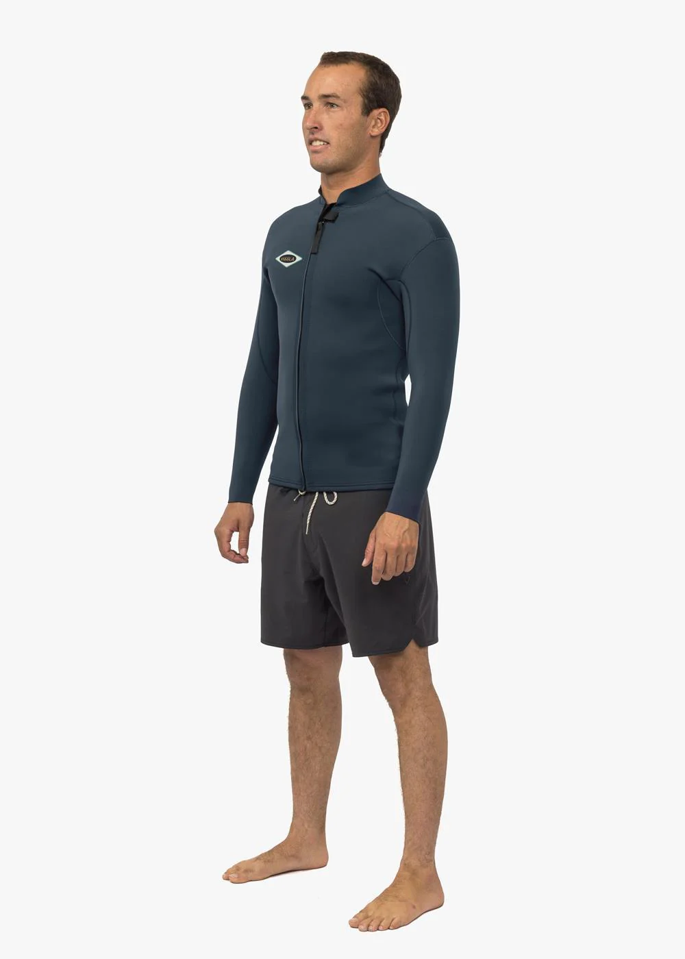 Solid Sets 2mm Front Zip Jacket, DKN - Image 3