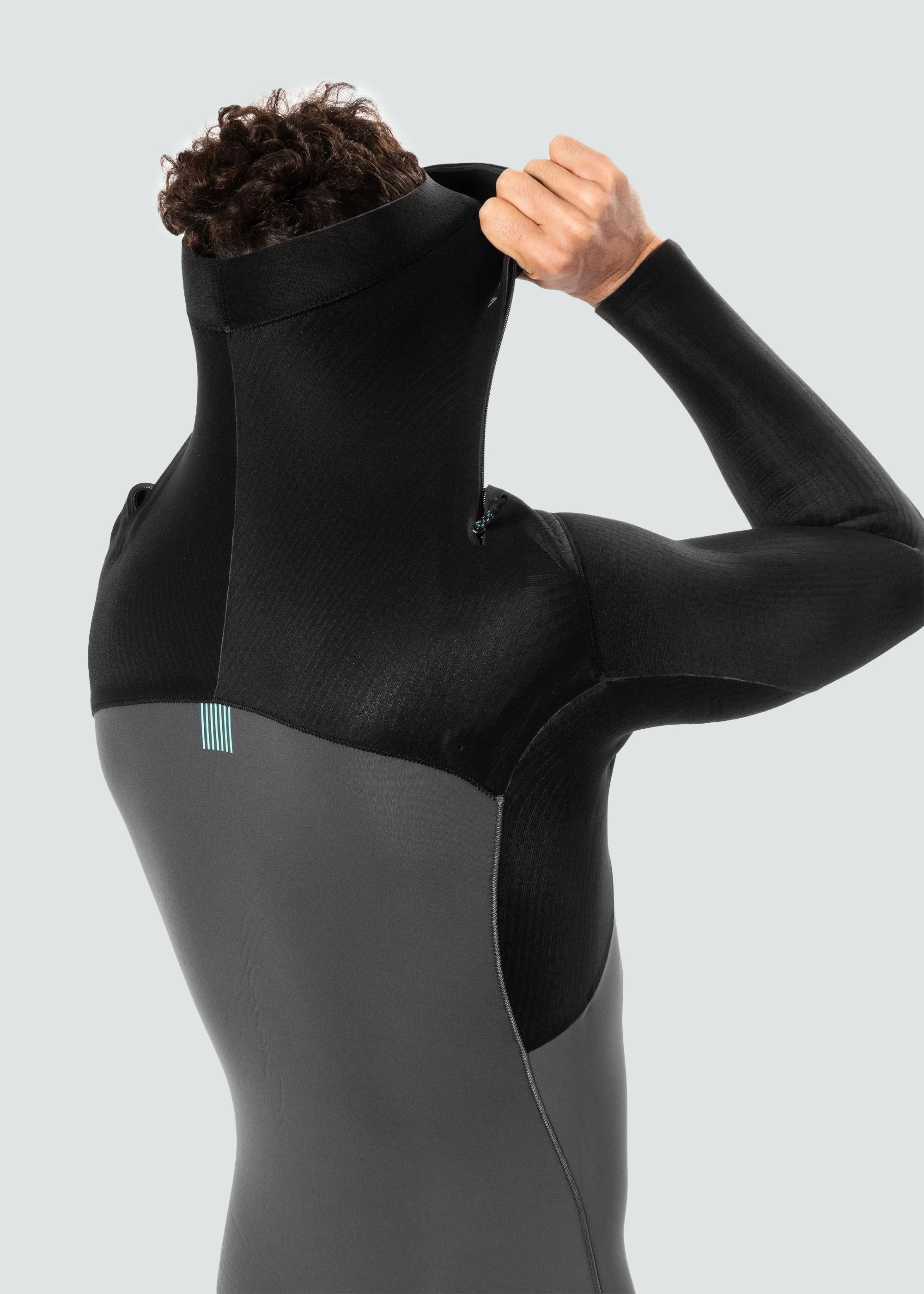 New Seas 4-3 U-Zip Wetsuit - CHR - Image 4